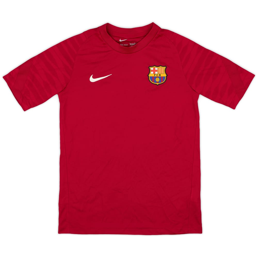 2021-22 Barcelona Nike Training Shirt - 8/10 - (L.Boys)