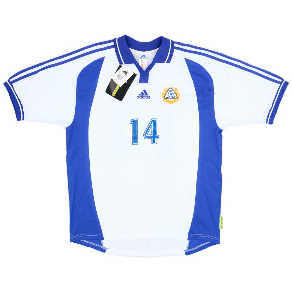 2000-02 Finland Player Issue Home Shirt #14 (XL)