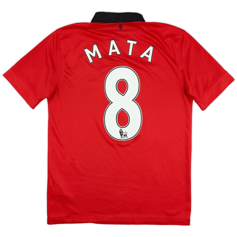 2013-14 Manchester United Home Shirt Mata #8 - 5/10 - (M)