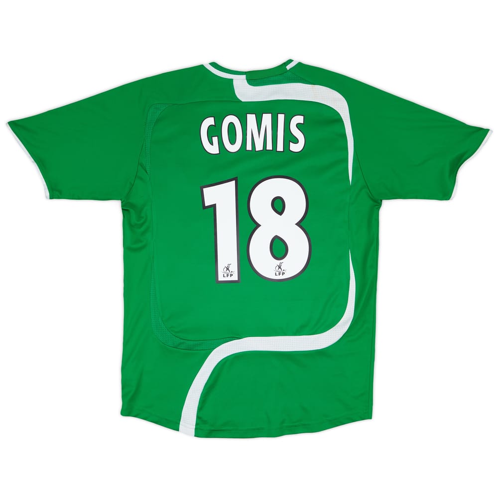 2007-08 Saint Etienne Home Shirt Gomis #18 - 8/10 - (M)