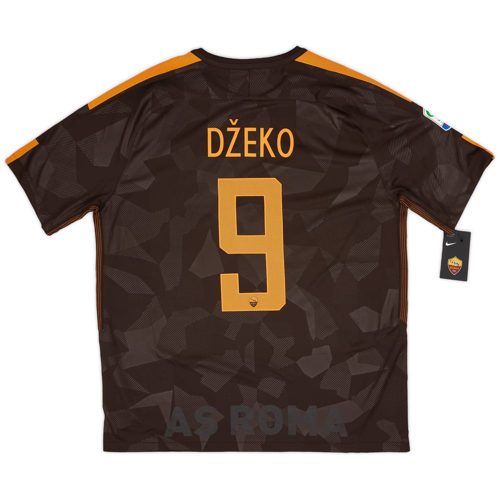 2017-18 Roma Third Shirt Dzeko #9 (XL)