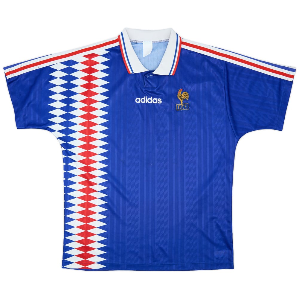 1994-96 France Home Shirt - 9/10 - (L/XL)