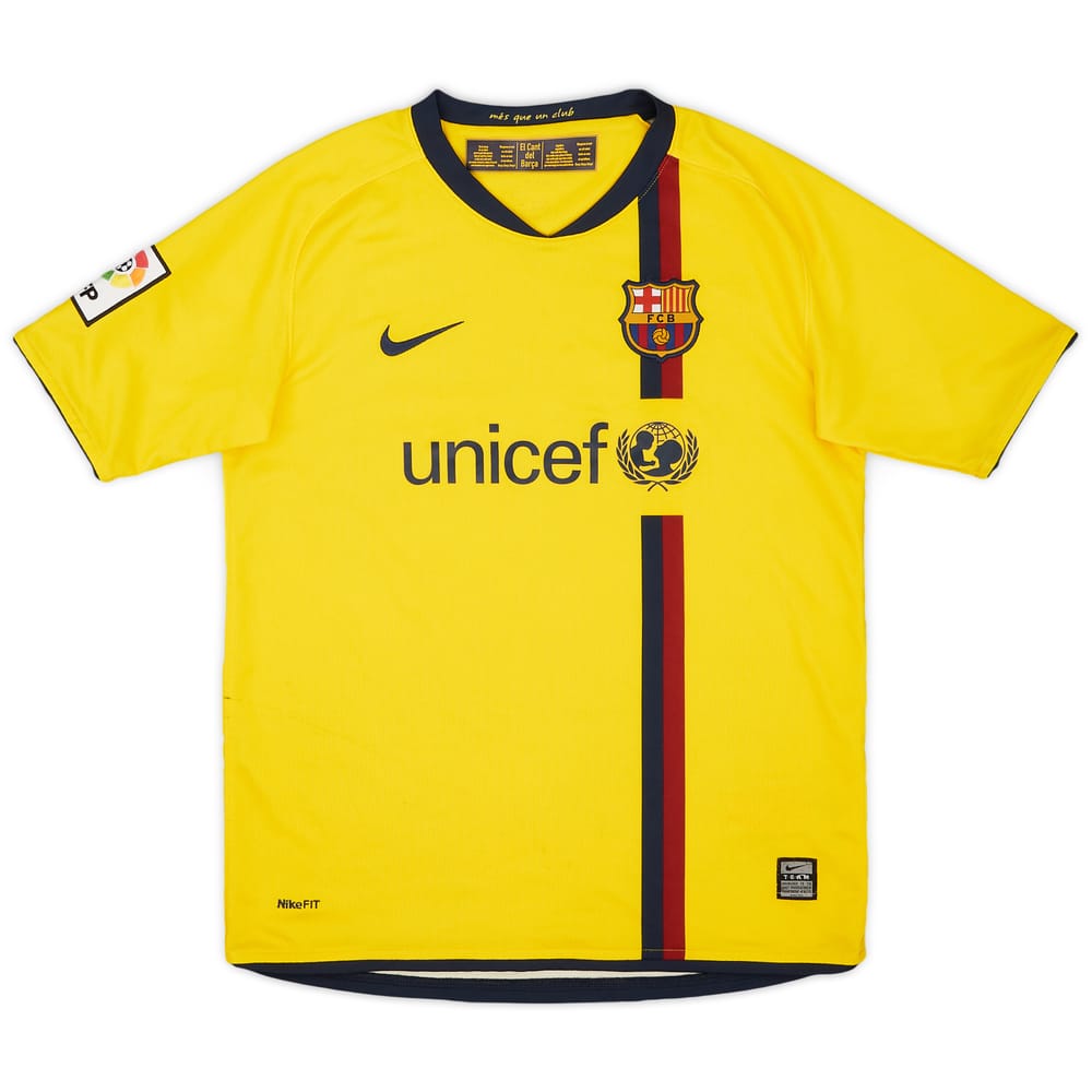 2008-10 Barcelona Away Shirt - 4/10 - (L.Boys)