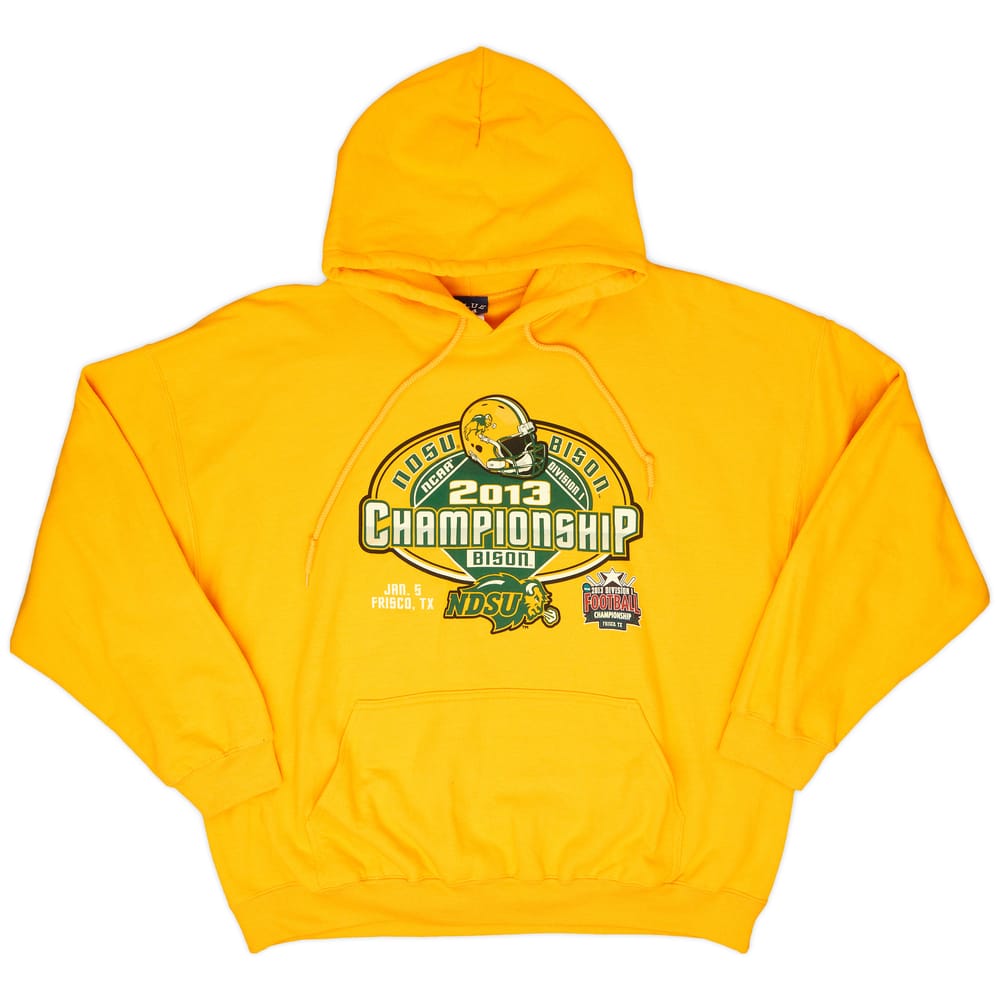 2013 North Dakota State Bison Hooded Sweat Top - 9/10 - (XXL)