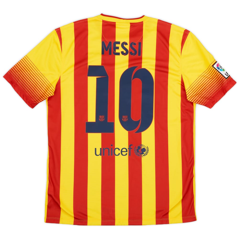 2013-15 Barcelona Away Shirt Messi #10 (L)