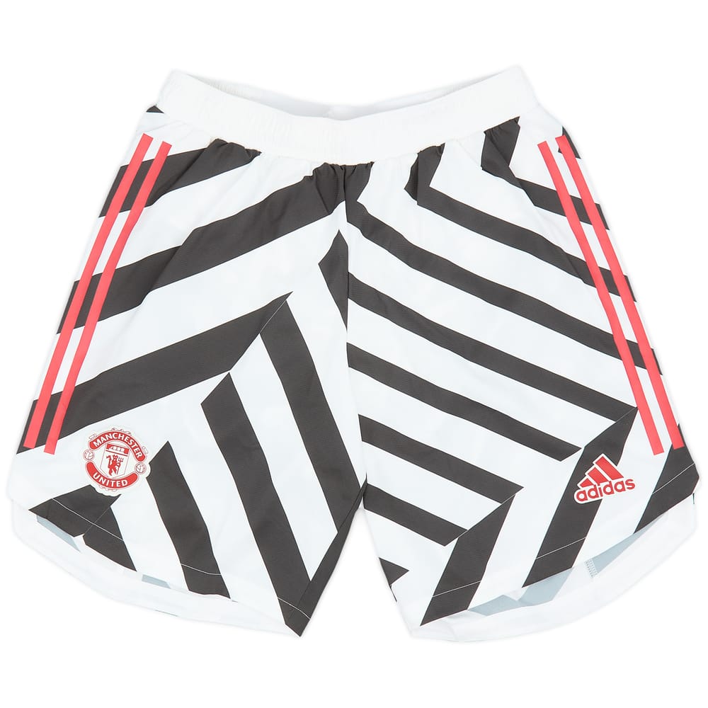 2020-21 Manchester United Authentic Third Shorts - 9/10 - (M)