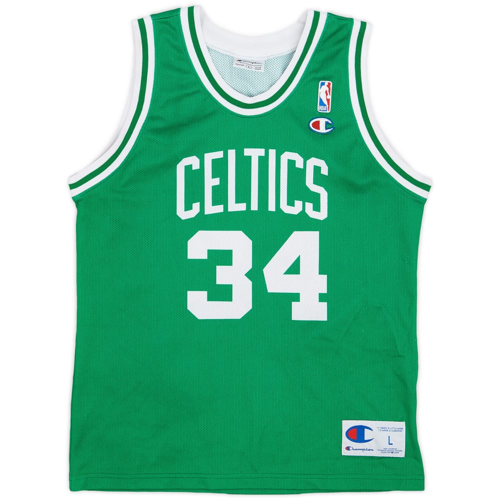 1998-06 Boston Celtics Pierce #34 Champion Away Jersey - 8/10 - (L.Boys)