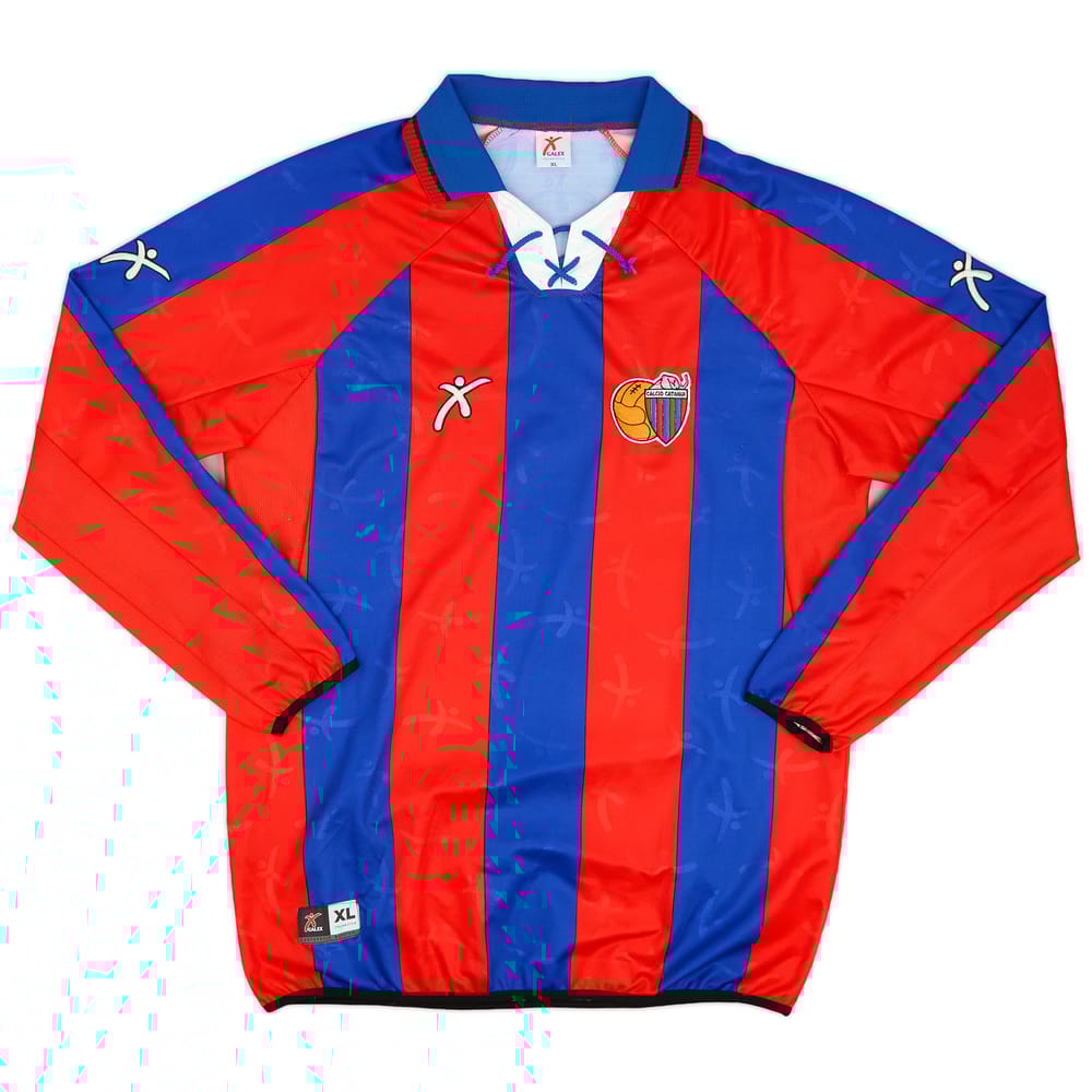 2001-02 Catania Home L/S Shirt - 9/10 - (XL)