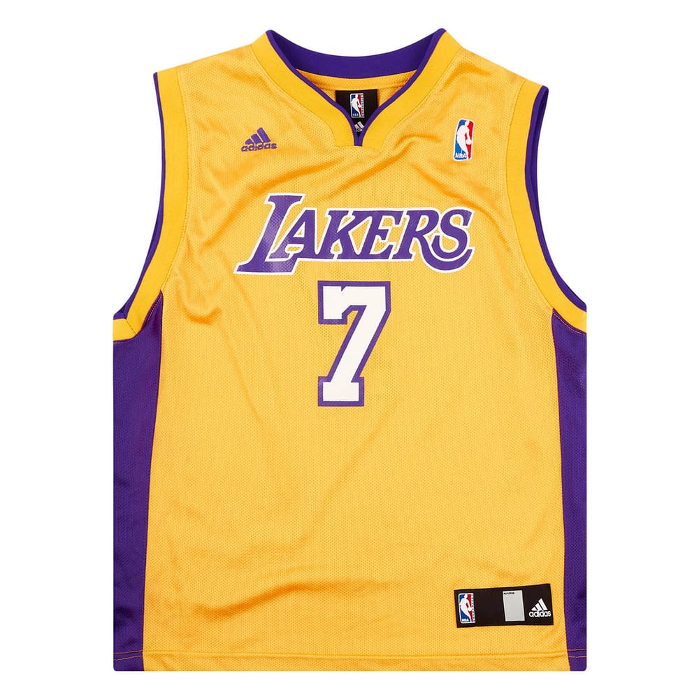 2006-10 LA Lakers Odom #7 adidas Jersey (Home) Y