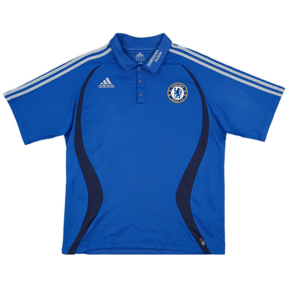 2006-07 Chelsea adidas Polo Shirt - 8/10 - (L)
