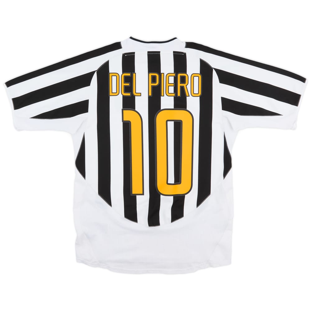 2003-04 Juventus Home Shirt Del Piero #10 - 7/10 - (M)