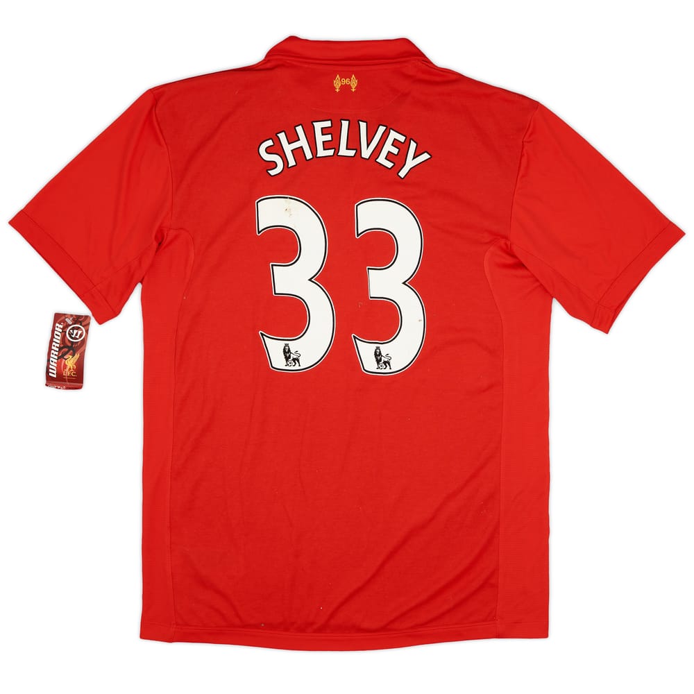 2012-13 Liverpool Home Shirt Shelvey #33 (XXL)