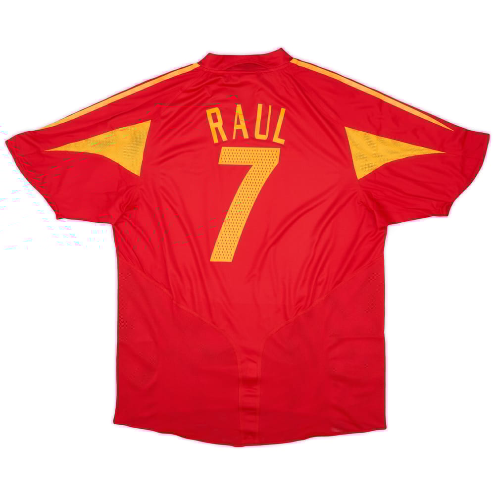 2004-06 Spain Home Shirt Raul #7 (XL)