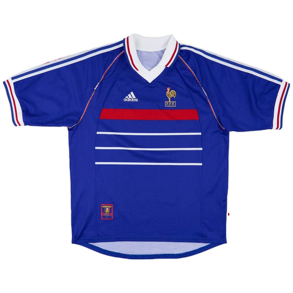 1998-00 France Home Shirt - 8/10 - (XL)