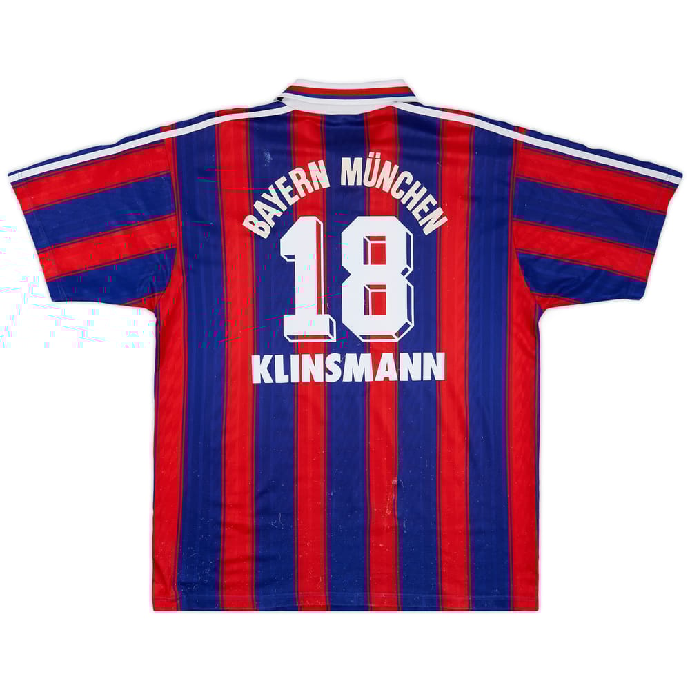 1995-97 Bayern Munich Home Shirt Klinsmann #18 - 5/10 - (L)