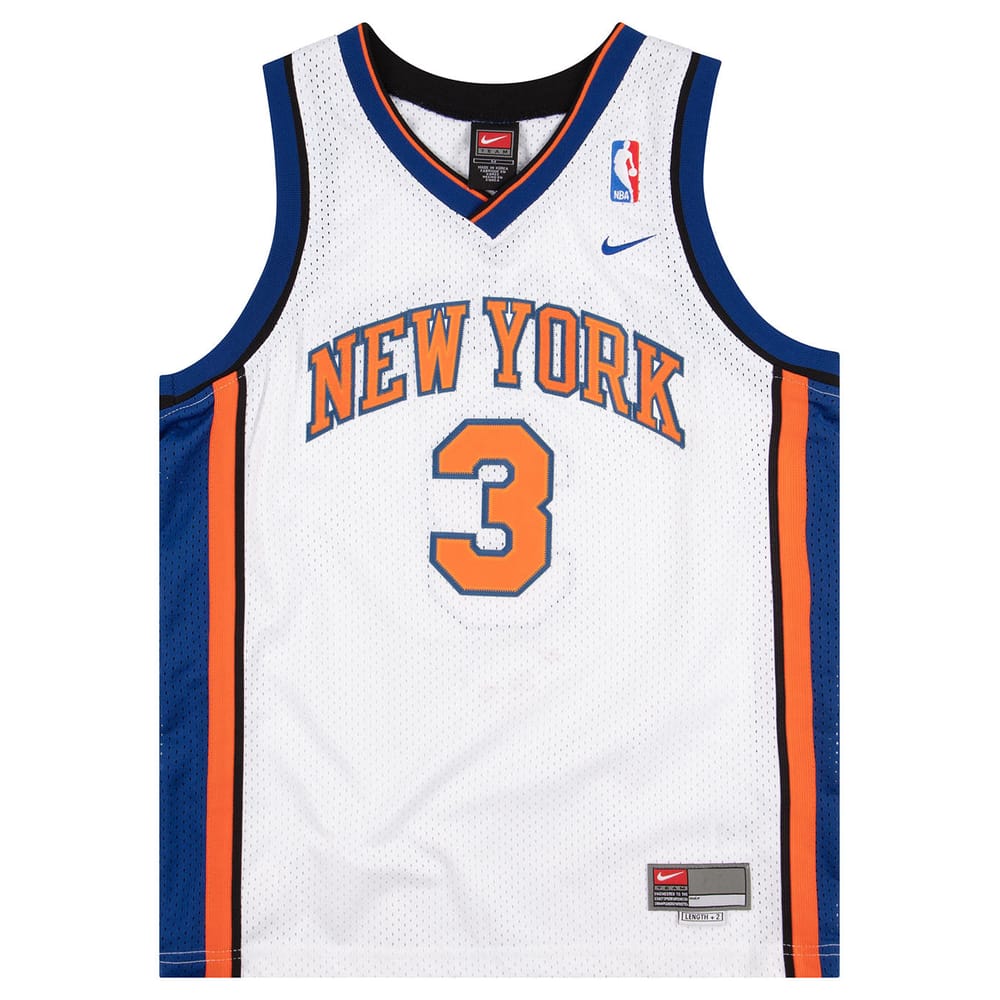 2004 New York Knicks Marbury #3 Nike Swingman Jersey (Home) Y