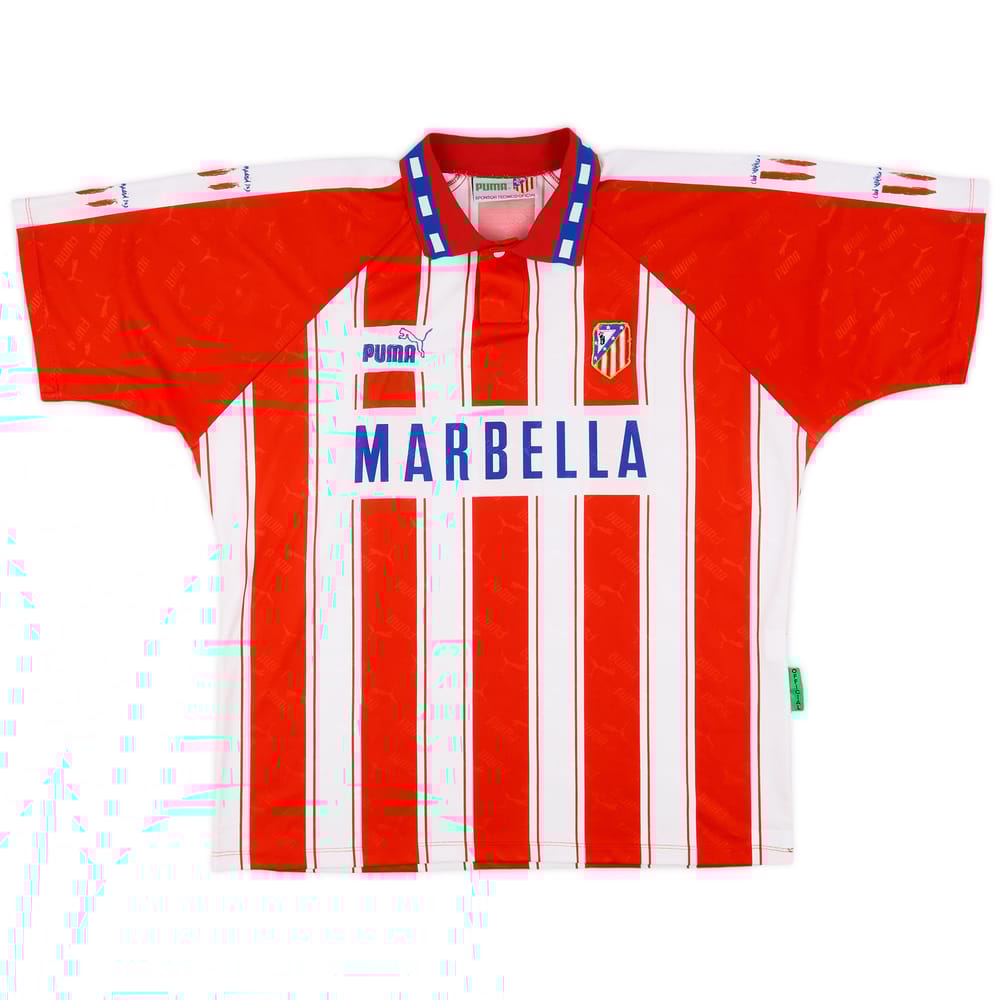 1994-95 Atletico Madrid Home Shirt - 8/10 - (XXL)