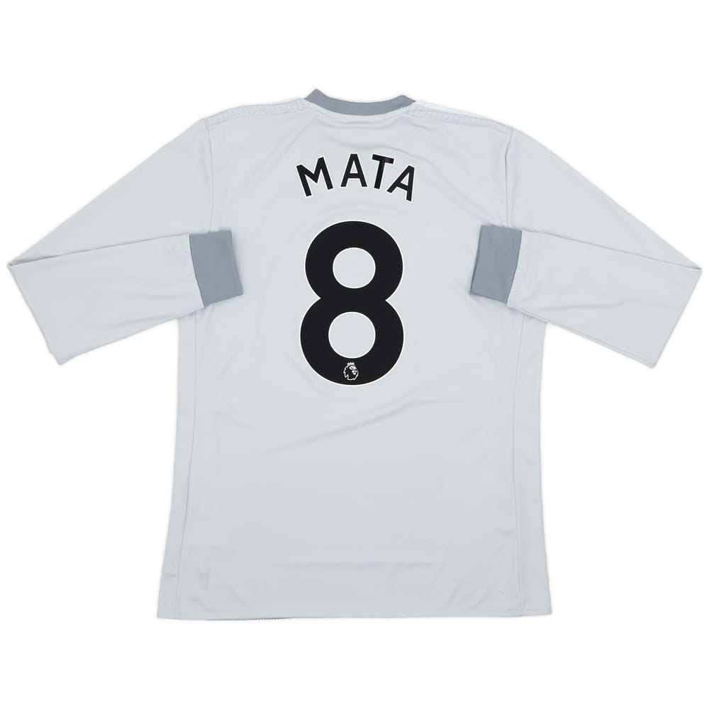 2017-18 Manchester United Third L/S Shirt Mata #8 - 9/10 - (M)
