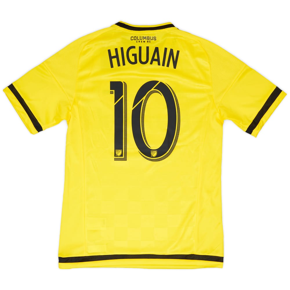 2015 Columbus Crew Match Issue Home Shirt Higuain #10