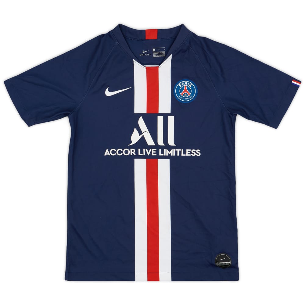 2019-20 Paris Saint-Germain Home Shirt - 8/10 - (L.Boys)
