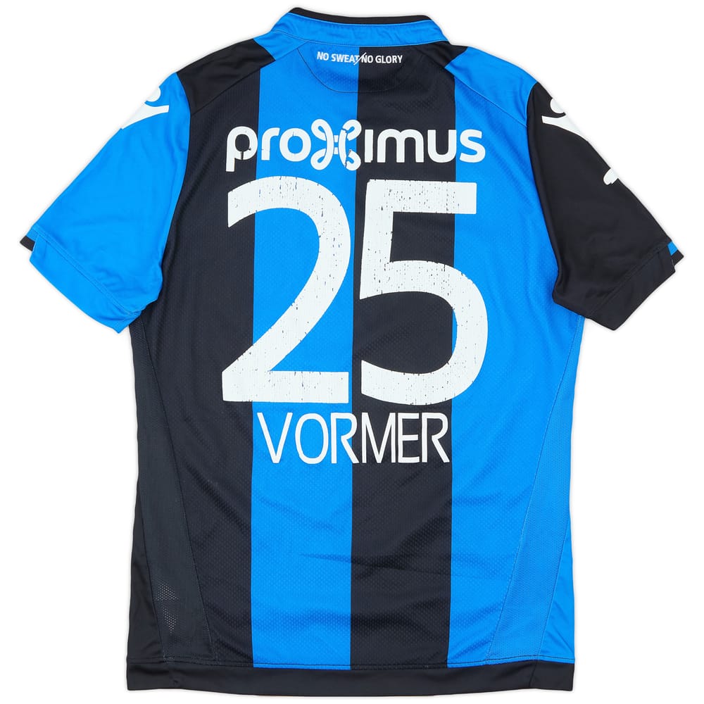 2017-18 Club Brugge Home Shirt Vormer #25 - 5/10 - (M)