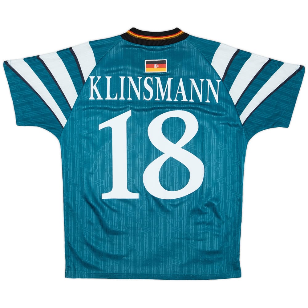 1996-98 Germany Away Shirt Klinsmann #18 - 7/10 - (M)