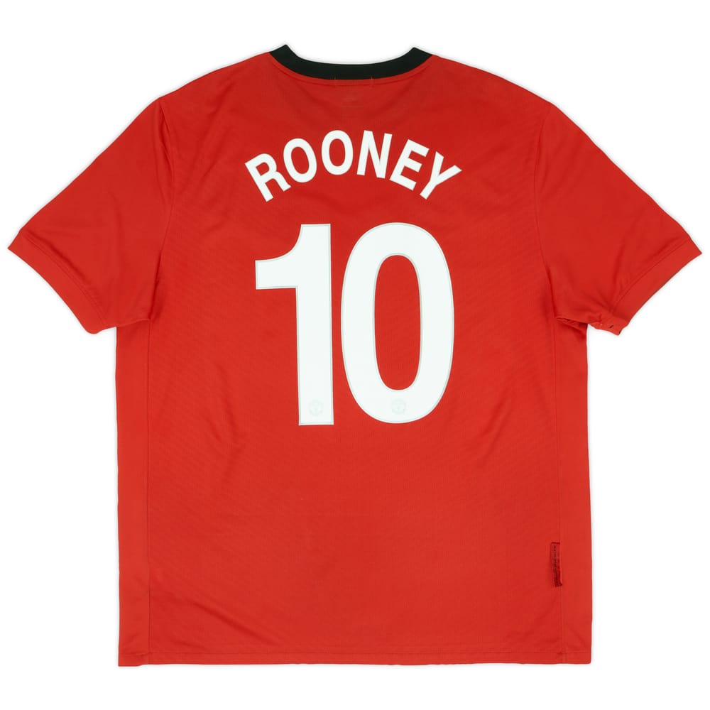 2009-10 Manchester United Home Shirt Rooney #10 - 6/10 - (XL)