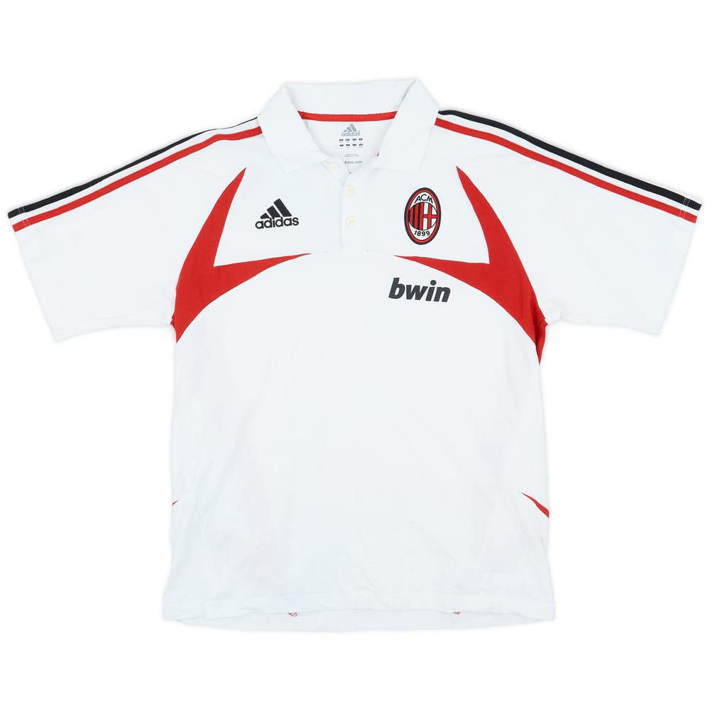 2007-08 AC Milan adidas Polo Shirt - 7/10 - (M/L)