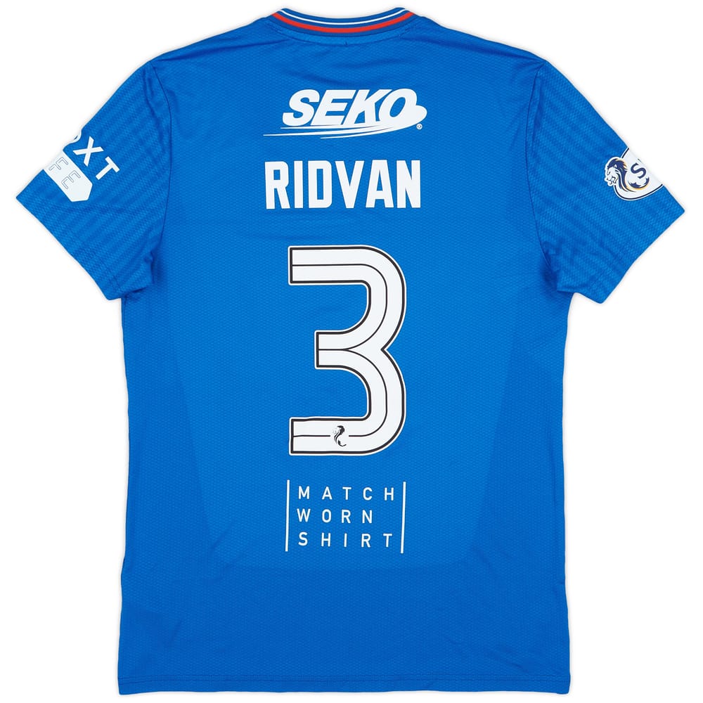 2023-24 Rangers Match Issue Home Shirt Ridvan #3