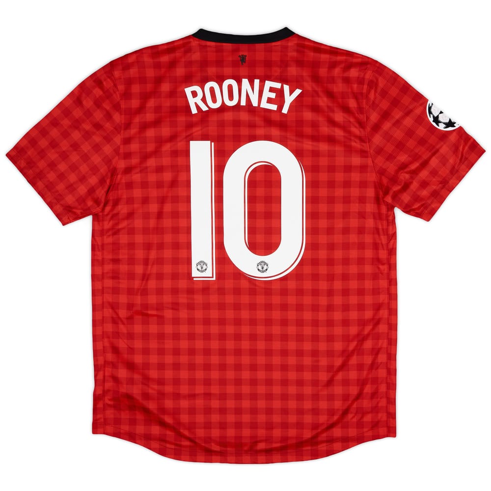 2012-13 Manchester United Home Shirt Rooney #10 (L)