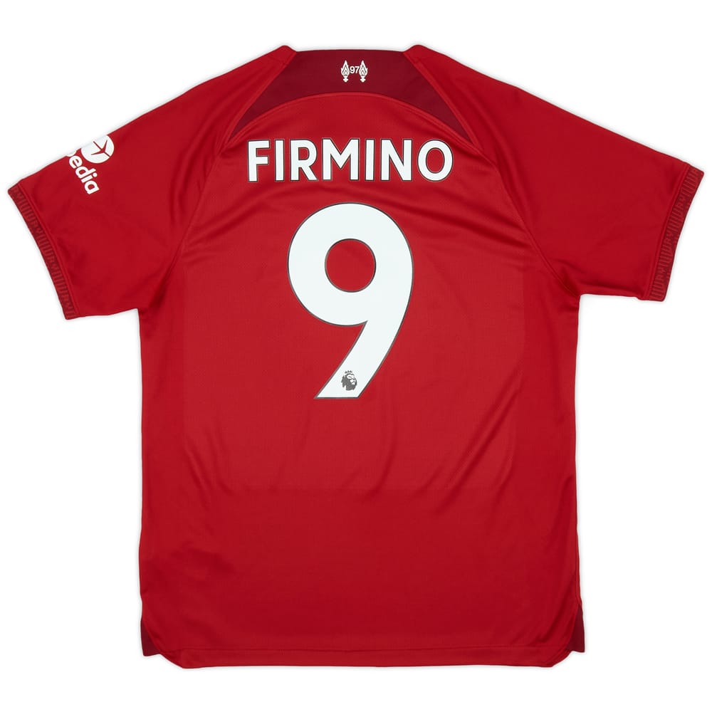 2022-23 Liverpool Home Shirt Firmino #9 - 9/10 - (M)