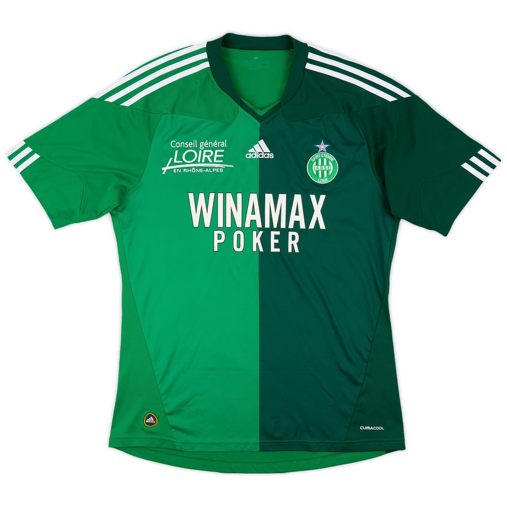 2010-11 Saint Etienne Home Shirt - 8/10 - (L)