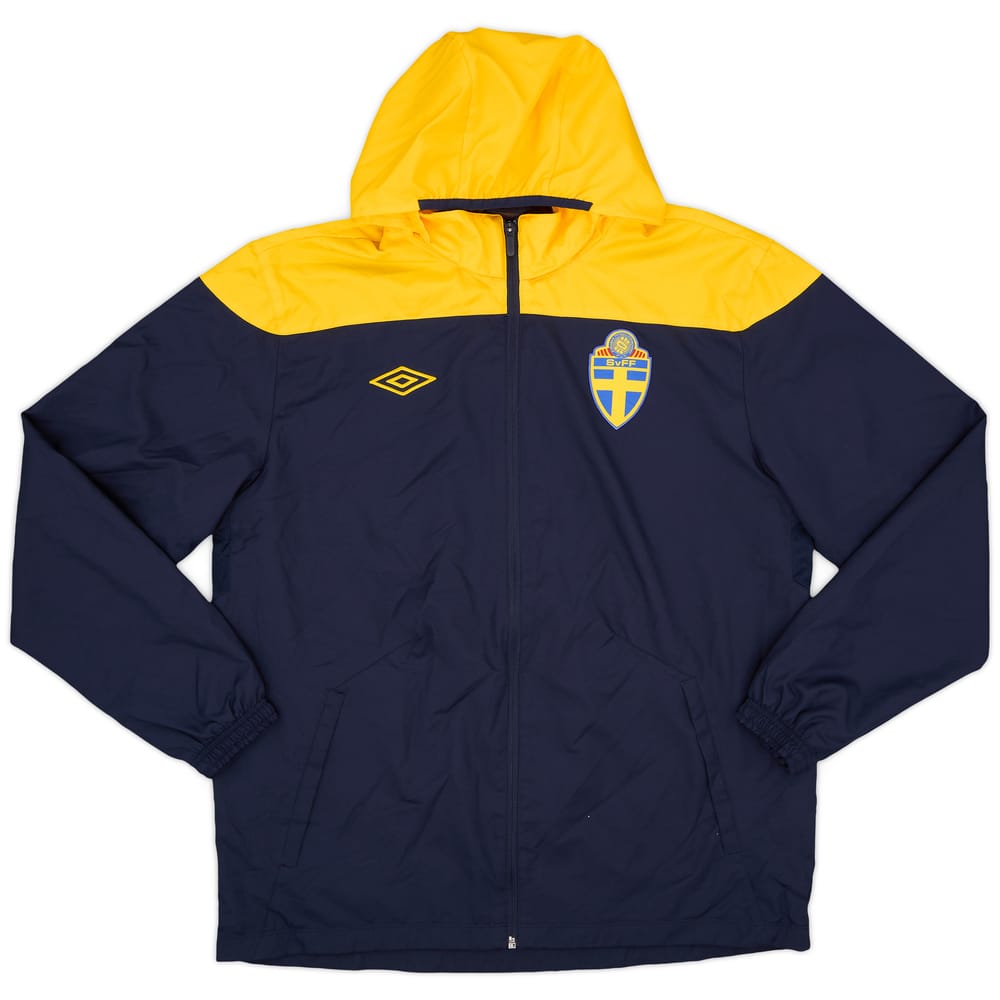 2010-12 Sweden Umbro Hooded Track Jacket - 8/10 - (L)