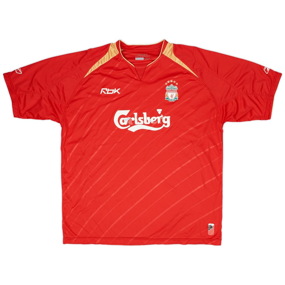 2005-06 Liverpool CL Home Shirt - 4/10 - (XL)