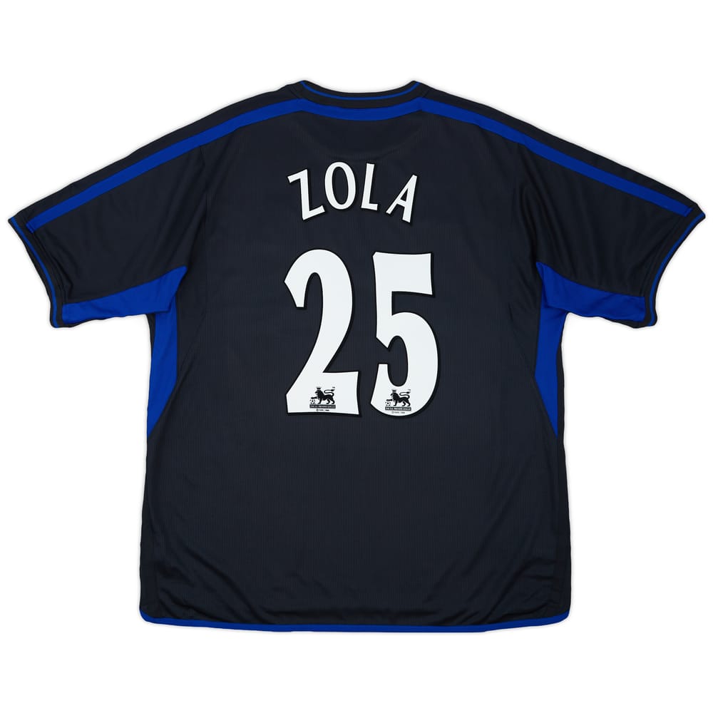 2002-04 Chelsea Away Shirt Zola #25 - 10/10 - (XXL)