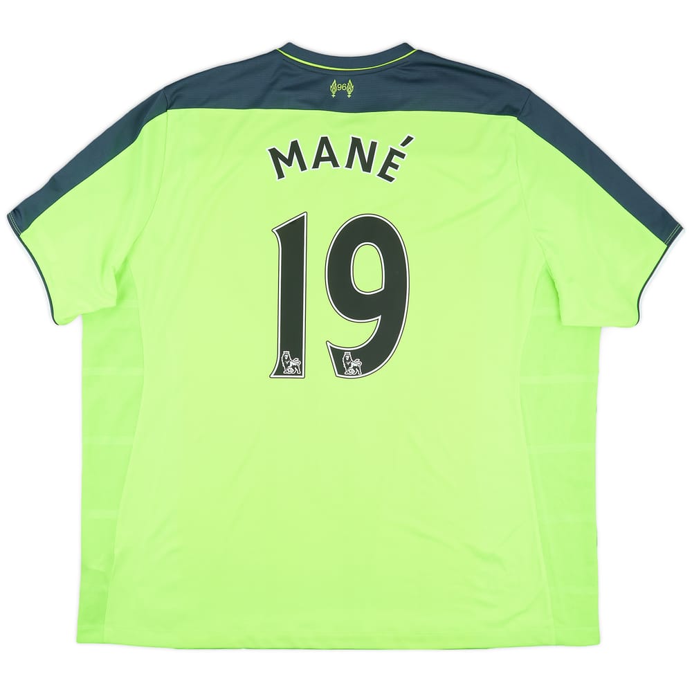 2016-17 Liverpool Third Shirt Mane #19 - 9/10 - (3XL)