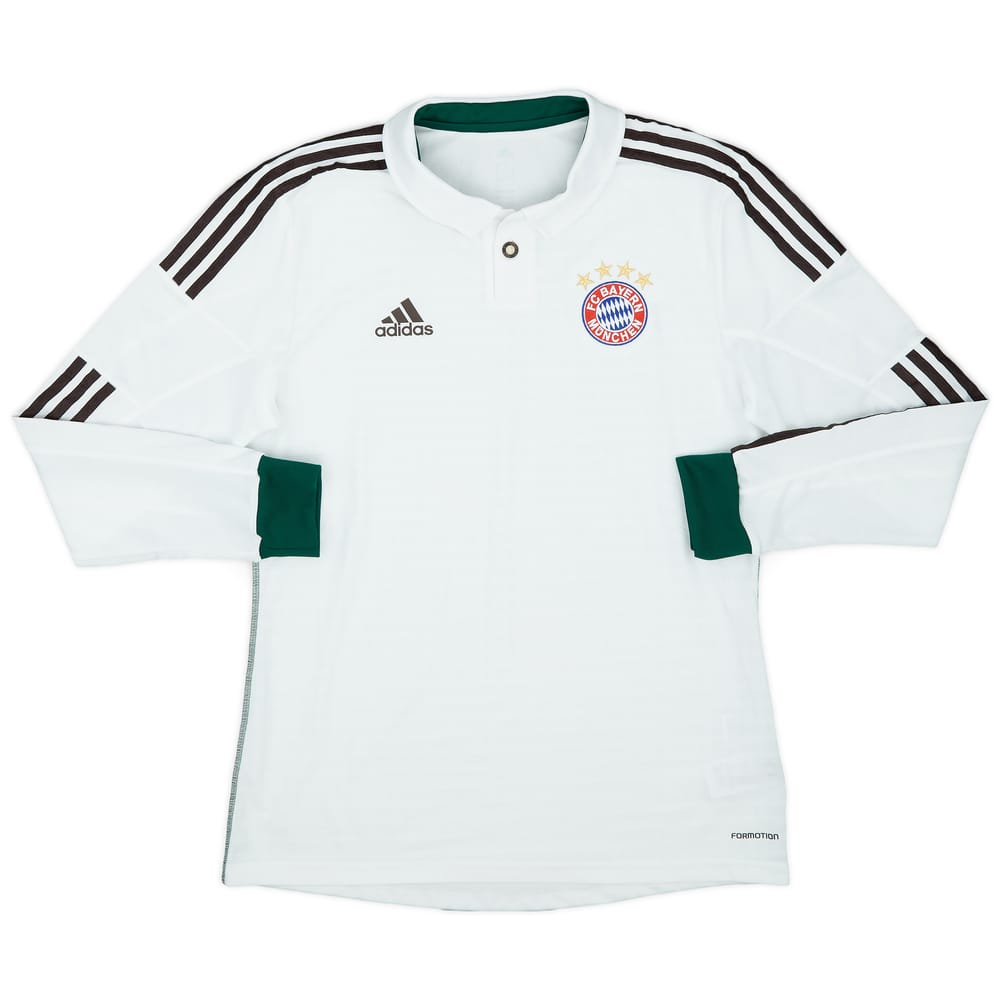 2013-14 Bayern Munich Player Issue Away L/S Shirt - 8/10 - (L/XL)