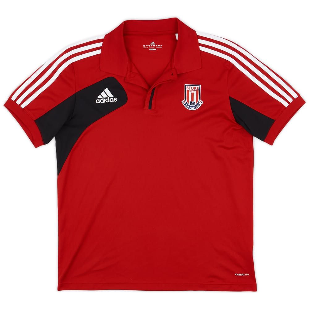 2012-13 Stoke City adidas Polo Shirt - 9/10 - (L)