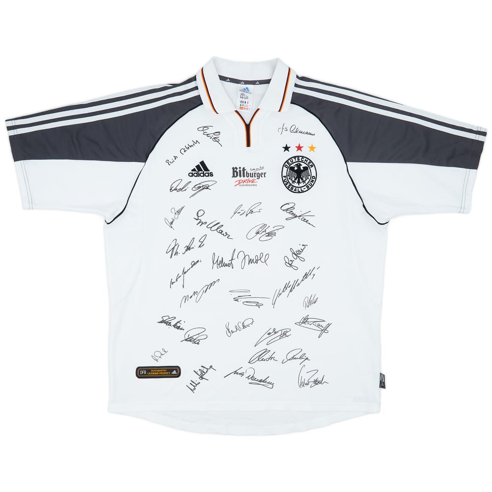 2000-02 Germany 'Squad Signed' Home Shirt - 9/10 - (L)