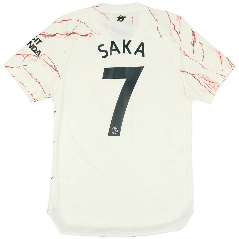 2020-21 Arsenal Player Issue Away Shirt Saka #7 - 6/10 - (S)