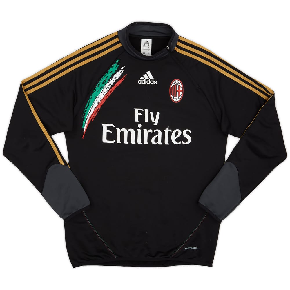 2013-14 AC Milan adidas Formotion 1/4 Zip Drill Top - 7/10 - (M/L)