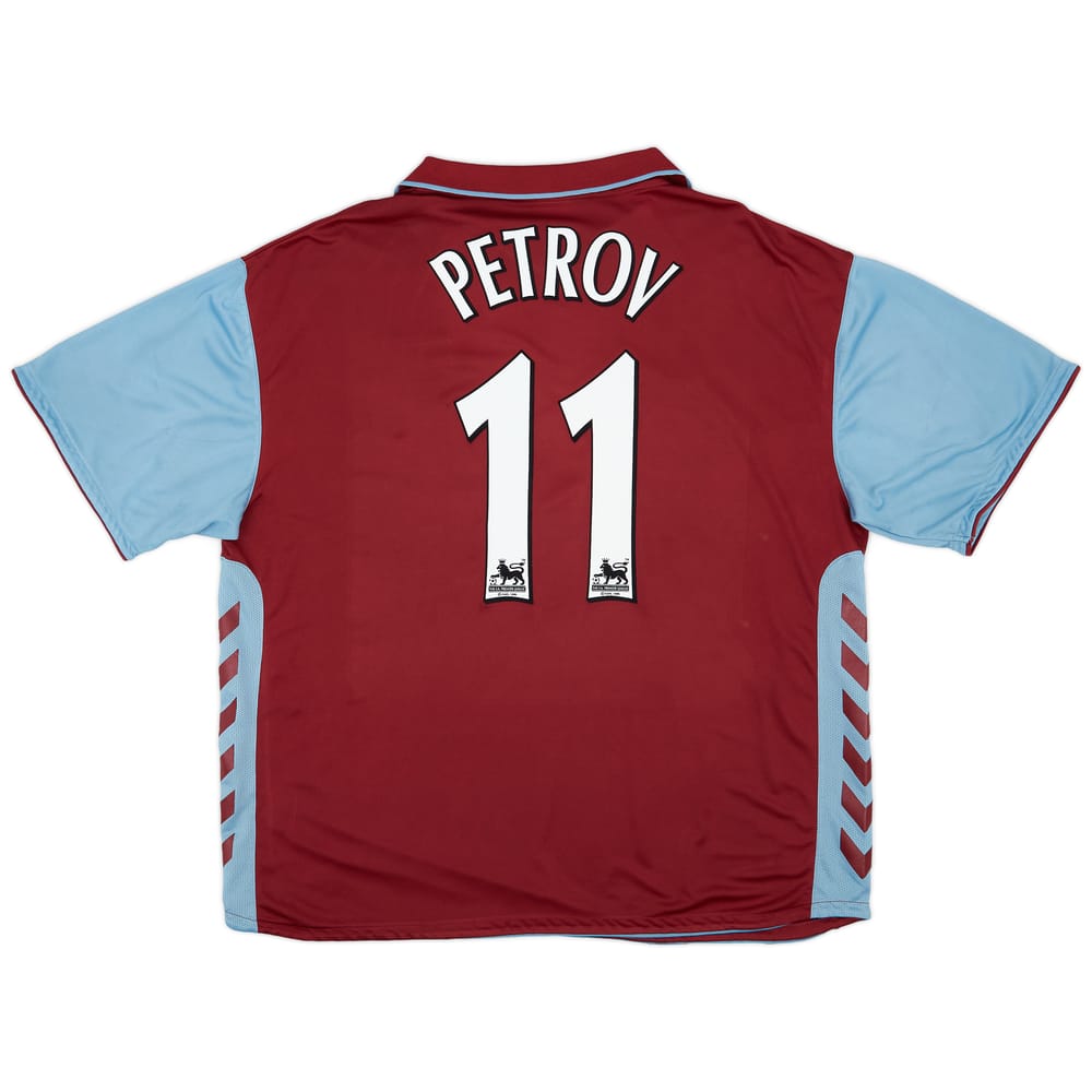 2006-07 Aston Villa Home Shirt Petrov #11 - 7/10 - (XXL)