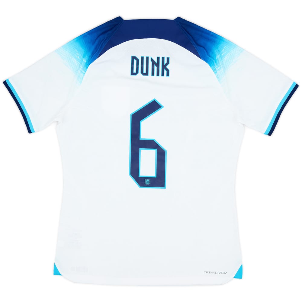 2022-23 England Player Issue Home Shirt Dunk #6