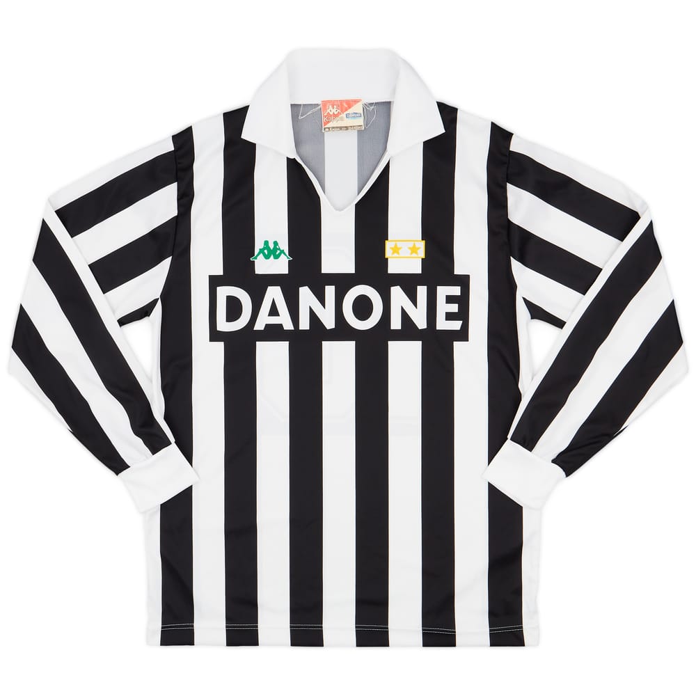 1992-94 Juventus Basic Home L/S Shirt #10 - 8/10 - (L)