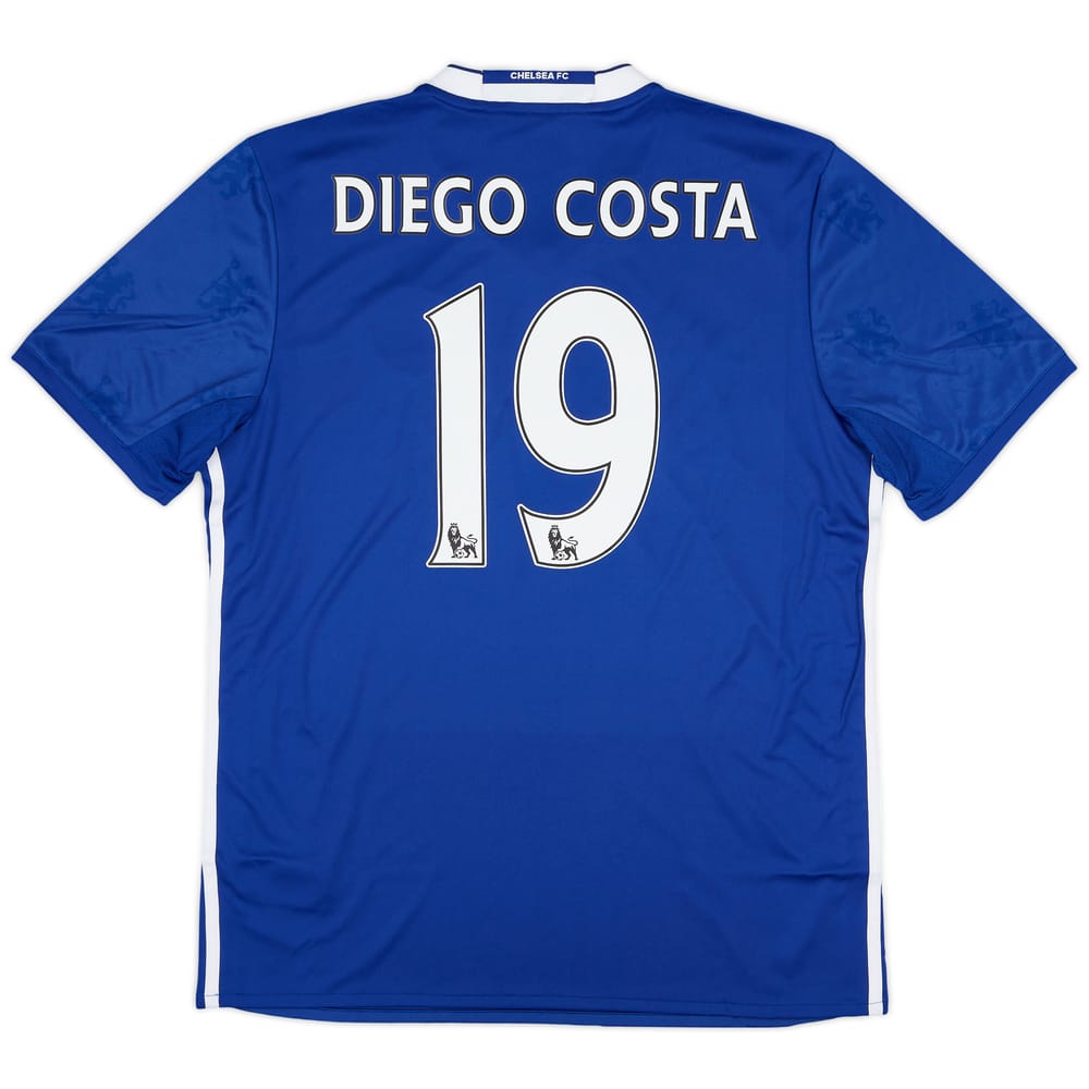 2016-17 Chelsea Home Shirt Diego Costa #19 (L)