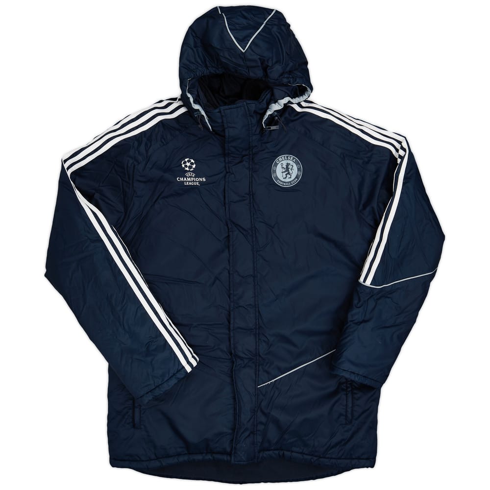 2009-10 Chelsea adidas Padded Bench Coat - 8/10 - (L)