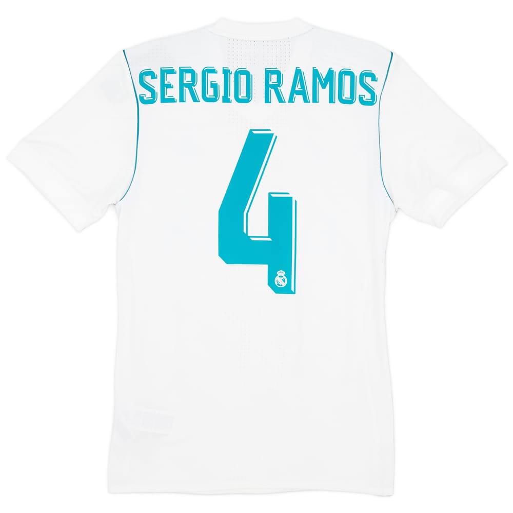 2017-18 Real Madrid Home Shirt Ramos #4 (S)