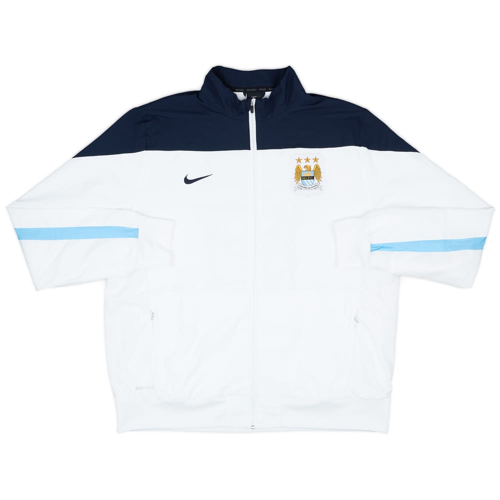 2013-14 Manchester City Nike Track Jacket - 10/10 - (XL)