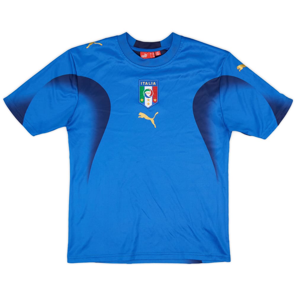 2006 Italy Home Shirt - 7/10 - (L.Boys)