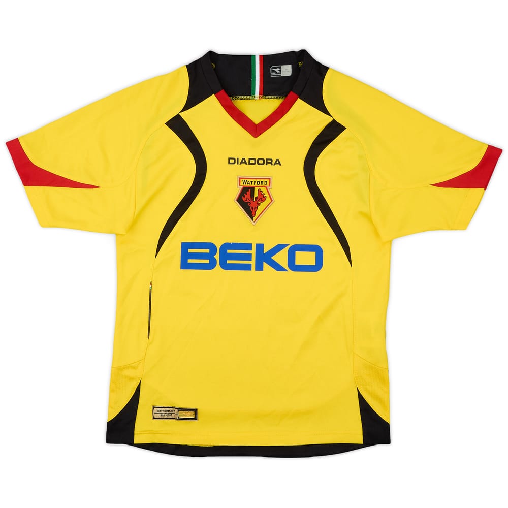 2007-08 Watford Home Shirt - 7/10 - (S.Boys)